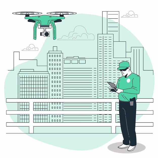 Drone training form illustration