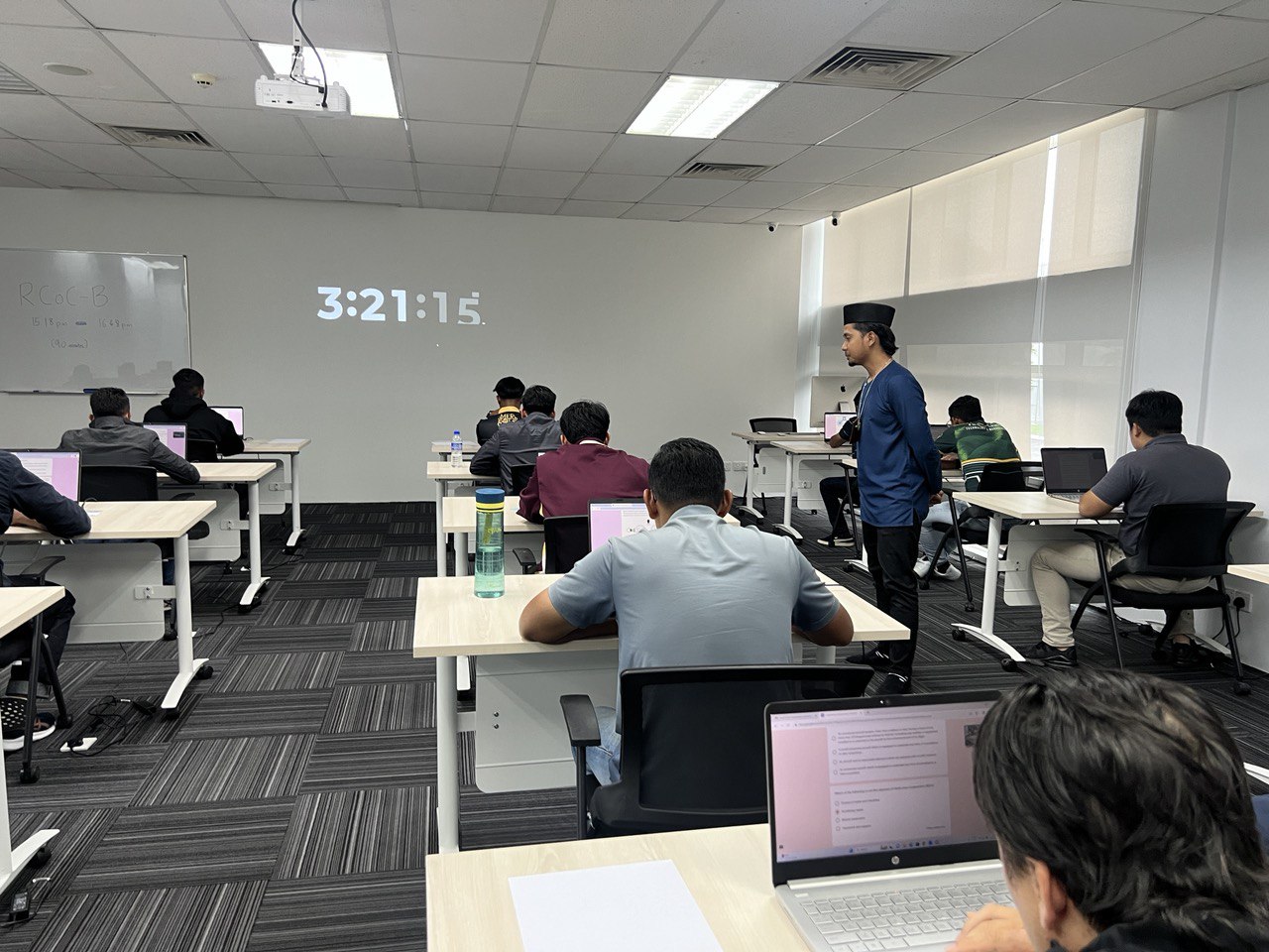 Group training in classroom