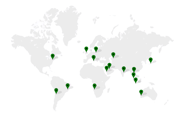 World map illustration